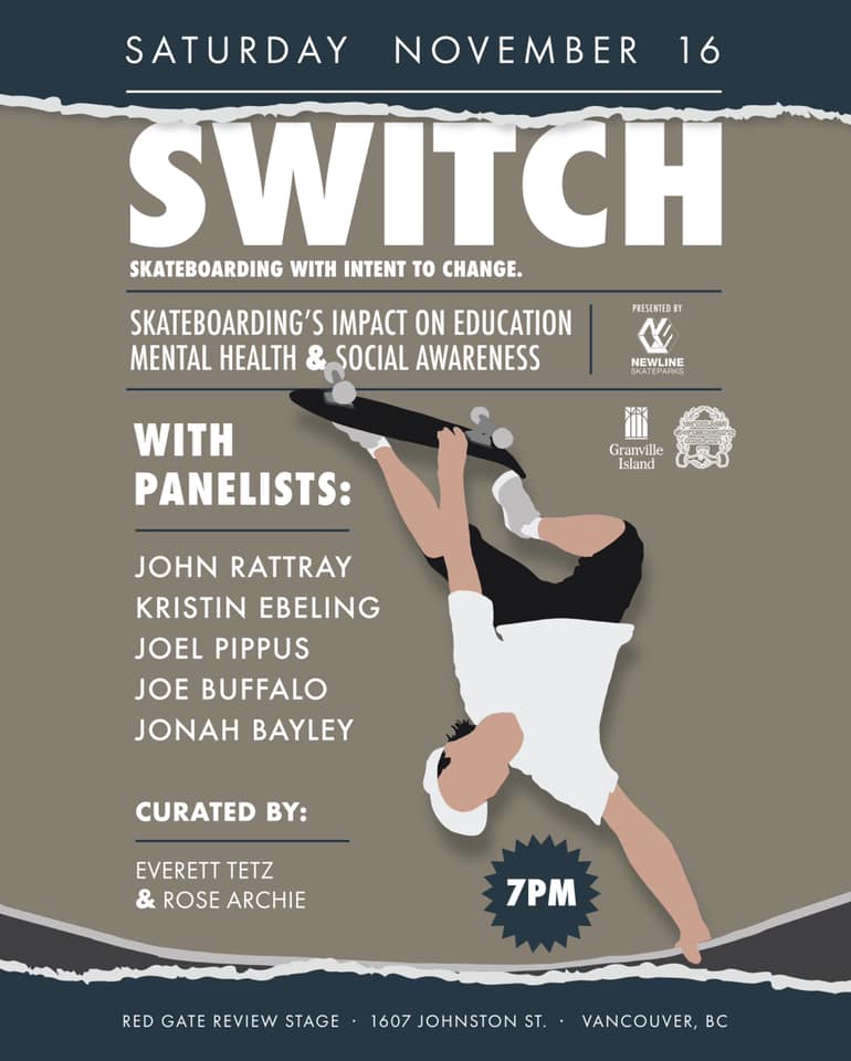 SWITCH skateboarding panel vancouver