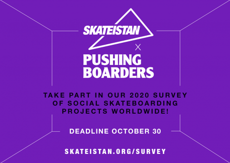 flyer survey of social skateboarding projects 2020